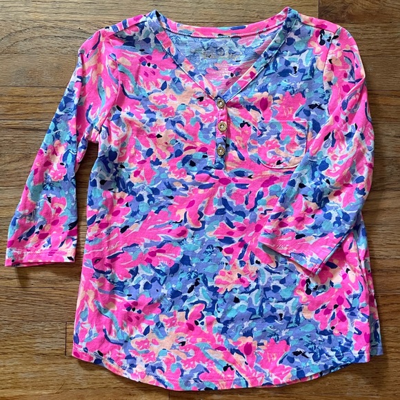 Lilly Pulitzer Girls Top Size Small (4/5) - Picture 1 of 5